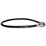 Велосипедный замок TBS TY-604, тросовый, кодовый, 45 х 800 мм, чёрный, TY-604 (with code 3 ring),4.5*650, изображение  - НаВелосипеде.рф