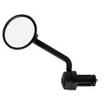 Зеркало велосипедное TBS  WJ-168, круглое, регулируемое, выпуклое, крепление в трубу руля, WJ-168, изображение  - НаВелосипеде.рф