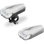 Фонарь передний Kross LUMI II 3LED, 3 светодиода, белый,  T4COSLP0191WH, изображение  - НаВелосипеде.рф