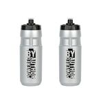 Фляга AB-Pol, AUTHOR, пластик, серебристая, silver 0.65л, , 8-14060178, изображение  - НаВелосипеде.рф