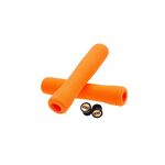 Грипсы велосипедные ESI Fit CR, 130 мм, силикон, оранжевый, FTCOR, изображение  - НаВелосипеде.рф
