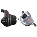 Шифтер SHIMANO Nexus 3S41E, 3скорости, с bell crank 6, оплетка, 2300мм, черный ASL3S41E230LS, изображение  - НаВелосипеде.рф