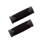 Грипсы велосипедные VELO VLG-185-1, Kraton, с закрытым концом, 92мм, черные, VLG-185-1, изображение  - НаВелосипеде.рф