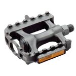 Педали TBS TU-861-1, МТВ, пластиковые, 9/16", 97Х95мм, под туклипсы, TU-861-1, изображение  - НаВелосипеде.рф