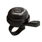 Звонок велосипедный TBS, диаметр 22.2мм, алюминиевый купол, пластиковая база, чёрный, CD-603, изображение  - НаВелосипеде.рф