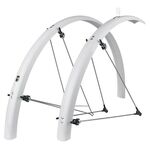 Крылья велосипедные SKS Bluemels, 28", 45мм, белые, Trekking, 11190, изображение  - НаВелосипеде.рф