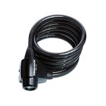 Велосипедный замок TRELOCK SK 110, тросовый, на ключ, 8 х 1500 мм, с держателем ZK 122, черный, 8001690, изображение  - НаВелосипеде.рф