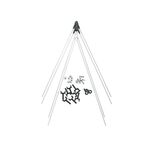 Крепление велокрыла SKS, для CHROMOPLASTICS/LONGBOARDS, 8355, изображение  - НаВелосипеде.рф