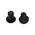 Заглушки руля Colt bolt-in black, черный, plastic bar end with bolt, изображение  - НаВелосипеде.рф