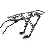 Багажник велосипедный Vinca sport, на перо велосипеда, 26"-28", с прижимной лапкой, алюминий, H-AL 18, изображение  - НаВелосипеде.рф