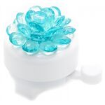 Звонок велосипедный Vinca Sport "Цветок синий" YL 12-2 blue, изображение  - НаВелосипеде.рф
