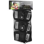 Комплект защиты детский (наколен., налокот., наладон.), черный, р- р S, Vinca Sport VP 32 black (S), изображение  - НаВелосипеде.рф