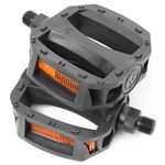 Педали Vinca Sport, детские, пластиковые, ось 1/2", 78x88 мм, цвет черный, VP 629 1/2", изображение  - НаВелосипеде.рф