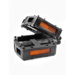 Педали велосипедные Vinca Sport, пластиковые, платформа 104x95мм, ось 9/16", черный, VP 855 black, изображение  - НаВелосипеде.рф