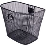 Велокорзина Vinca Sport, передняя, с креплением, черная, P 002 black, изображение  - НаВелосипеде.рф