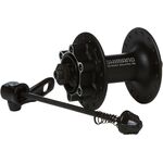 Велосипедная втулка Shimano DEORE EHBM525ABLS, передняя, 32 отверстий, под дисковый тормоз, эксцентрик, чёрный, 2-987 , изображение  - НаВелосипеде.рф