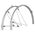 Крылья велосипедные SKS BLUEMELS SHINY 28" 35, silver, 10103, изображение  - НаВелосипеде.рф