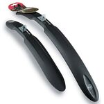 Крылья Author AXP-04-24/26 24-26" пластиковые, черные 8-16060001, изображение  - НаВелосипеде.рф