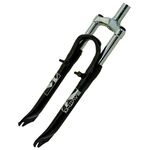 Вилка велосипедная M-Wave Blast, 24 х 1, пружинно-эластомерная, V-брэйк, черная, 5-395068, изображение  - НаВелосипеде.рф