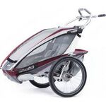 Велоприцеп / коляска THULE CX2 / Си-Икс 2+(вело сцепка) бургундер 10101324, изображение  - НаВелосипеде.рф