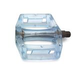 Педали KAMIGAWA Z-0911,DH/BMX, полимерные, ось CrMo, 9/16", 100х110х28мм, 195г, прозрачные синие, Z-0911, изображение  - НаВелосипеде.рф