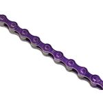 Велосипедная цепь КМС Z410, 1 скорость, 1/2"X1/8"X112, фиолетовая, Z410, изображение  - НаВелосипеде.рф