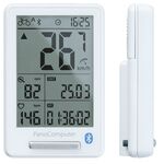 Велокомпьютер Topeak PanoComputer bluetooth Smart, 17 функций, беспроводной, белый, TPB-CSC01W, изображение  - НаВелосипеде.рф