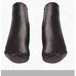 Грипсы велосипедные Kivi, Leather Hand sew, черный, B-002, изображение  - НаВелосипеде.рф