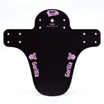 Крыло переднее Gorilla, на вилку, пластик, черно-розовое, GORILLA PI, изображение  - НаВелосипеде.рф