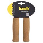 Ручки на руль для велосипеда VELO корковые+резина 130мм коричневые 5-410340 , изображение  - НаВелосипеде.рф