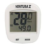 Велокомпьютер VENTURA Х, 10 функций, белый, 5-244554, изображение  - НаВелосипеде.рф