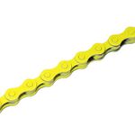 Велосипедная цепь КМС Z410, 1 скорость, 1/2"X1/8"X116, жёлтая, Z410, изображение  - НаВелосипеде.рф