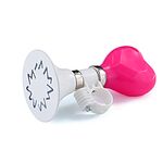 Клаксон Vinca Sportдля велосипеда, детский, прямой, пластик, груша - "Сердце", HR-89 pink, изображение  - НаВелосипеде.рф