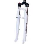 Вилка велосипедная RST Vita TNL11, 28 х 28,6, пружинно-эластомерная, V+D, белая, 8-20344128, изображение  - НаВелосипеде.рф