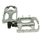 Педали TBS KP-384,  MTB, алюминий, 9/16", серебристые, KP-384, изображение  - НаВелосипеде.рф