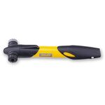 Насос велосипедный GIYO, телескопический, компактный, пластиковый корпус, Т-образная ручка, эргономичная, GP-77T, изображение  - НаВелосипеде.рф