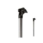 Штырь подседельный PROMAX, алюминий, D: 31,6мм,  400мм, смещение 25мм, 2 болта, серебристый,  SP-279, изображение  - НаВелосипеде.рф