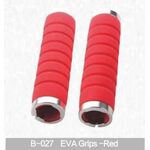 Грипсы велосипедные Kivi, Eva, красный, B-027, изображение  - НаВелосипеде.рф