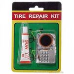 Ремкомплект TBS MINGDA: резиновый клей 10мл, 4 заплатки D:25мм, наждачка, ниппельная трубка, 21045, изображение  - НаВелосипеде.рф