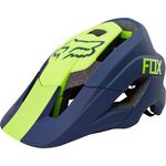 Козырек к шлему Fox Metah Visor Navy, сине-желтый, пластик, 2016, 17143-007-OS, изображение  - НаВелосипеде.рф