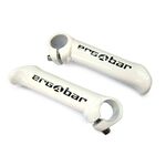 Рога для велосипеда Author алюминиевые короткие ABE-302 Wht ERGOBAR прямые сварные 8-33152006 , изображение  - НаВелосипеде.рф