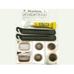 Аптечка велосипедная TBS TF-9005, 3 заплатки большие, 2 маленькие, клей, зачищалка и 2  монтажки, TF-9005, изображение  - НаВелосипеде.рф