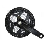 Система шатунов велосипедная SHIMANO ALIVIO FC-M431, 9 скоростей, 175 мм, Octalink, 44/32/22T, AFCM431E422CSL, изображение  - НаВелосипеде.рф