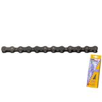 Цепь велосипедная TAYA, 6-7 скорость, 1/2"x3/32", 116L, с соеденительным звеном, TB-15, изображение  - НаВелосипеде.рф