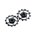 Ролики заднего переключателя A2Z Narrow wide, анодированый алюминий, 12T+14T, черный, NW-P14-1, изображение  - НаВелосипеде.рф