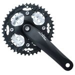 Система шатунов велосипедная Shimano Alivio 21-24 скорости 48/38/28 170мм EFCM411С888XL 2-931 , изображение  - НаВелосипеде.рф