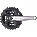 Система шатунов велосипедная Shimano Tourney, M131, 170мм, Квадрат, 48/38/28, EFCM131C888C, изображение  - НаВелосипеде.рф