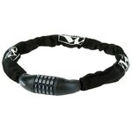 Велосипедный замок M-WAVE, цепь, кодовый, тканевая-оболочка, 6 х 850 мм, черный, 5-230316, изображение  - НаВелосипеде.рф