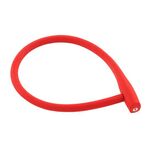 Велосипедный замок Knog Kransky тросовый, на ключ, 11 х 1000 мм, Цвет Red, 16г, 11425, изображение  - НаВелосипеде.рф