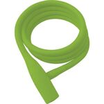Велосипедный замок Knog Party Coil тросовый, на ключ, 5 х 1300 мм, Цвет Lime Green, 11365, изображение  - НаВелосипеде.рф